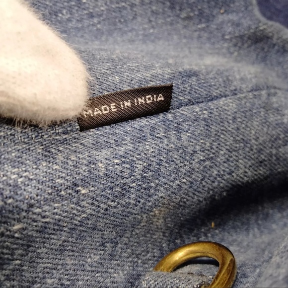 Prada Tote Bag  Blue Denim - Picture 9 of 12